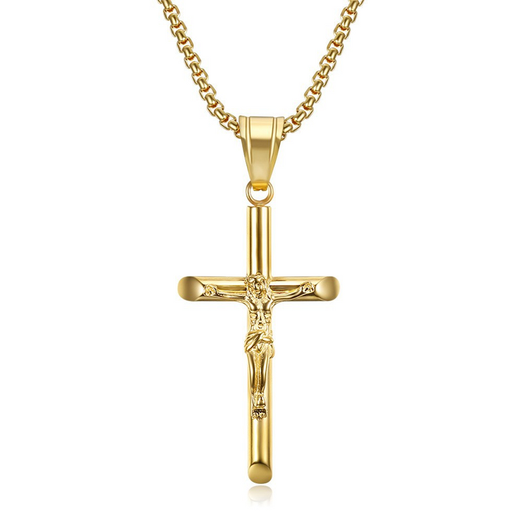 Stainless Steel Cross Pendant Chain