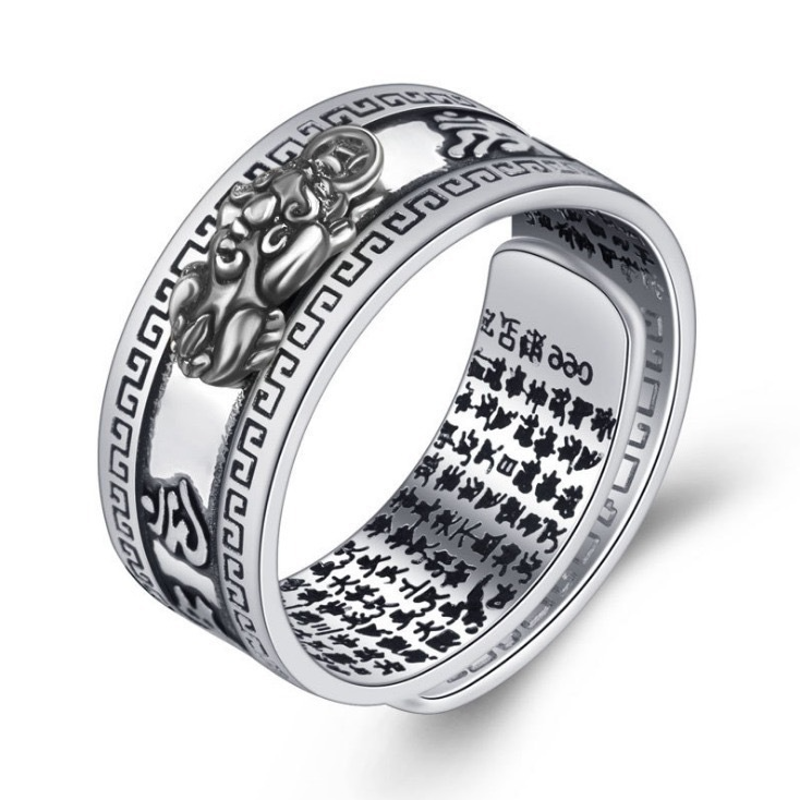 Feng Shui Pixiu Mantra Ring