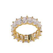 Gold Baguette-Cut Ring