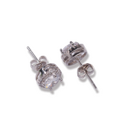 Round Diamond Stud Earrings