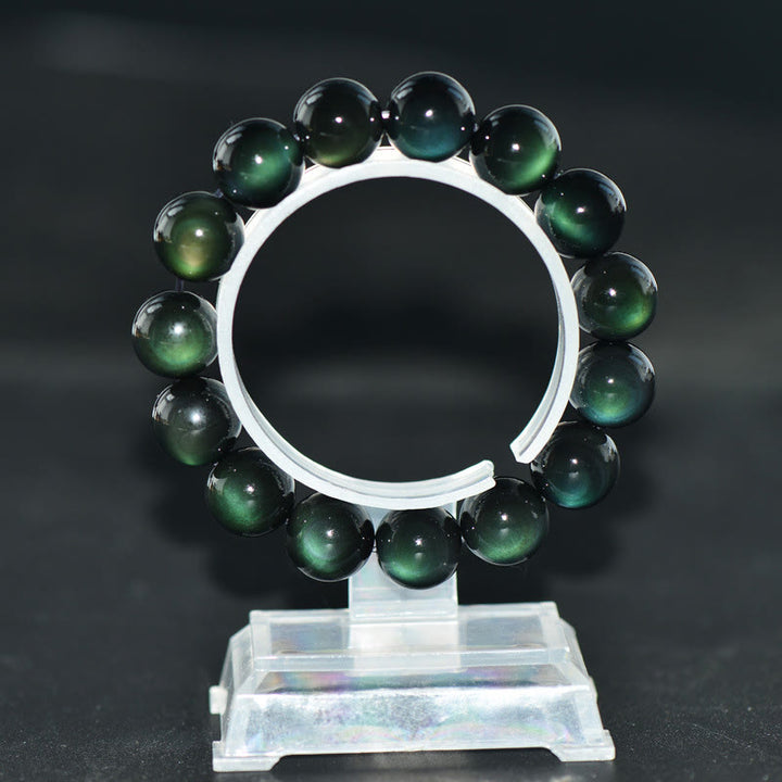 Natural Eye Obsidian Bracelet