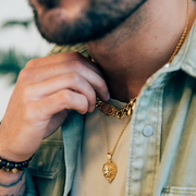 Gold Lion Pendant Necklace