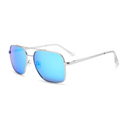 Square Frame Double Beam Polarized Sunglasses