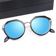 Metal Round Frame Polarized Sunglasses
