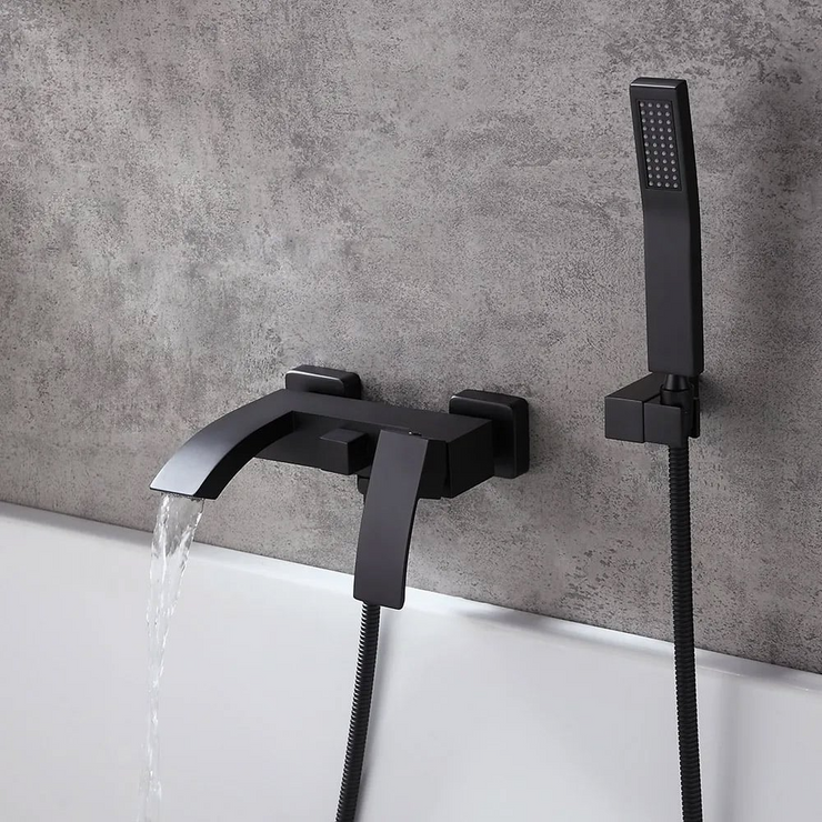 Ridge Ridge Wall Mount Waterfall Bathtub Faucet