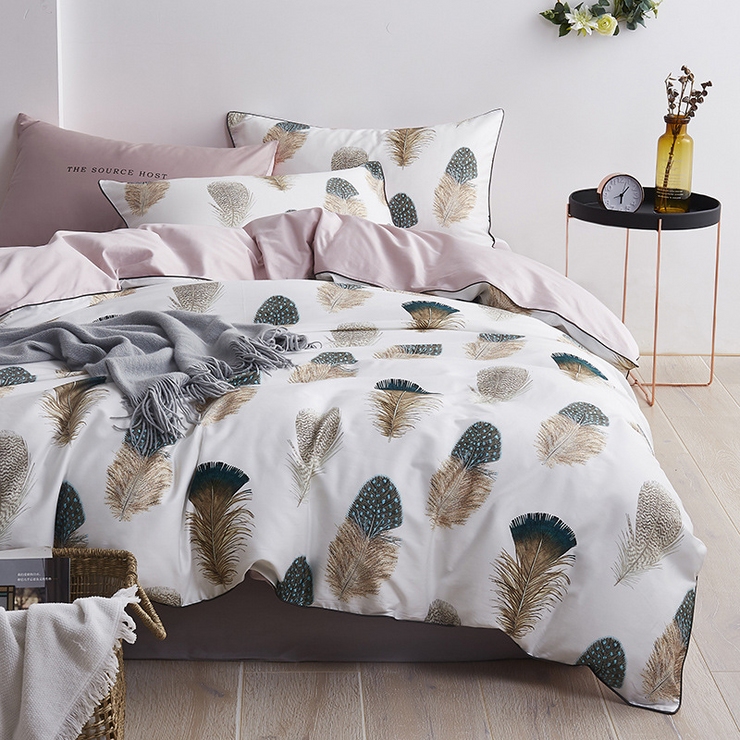 Feathers Duvet Cover Set (Egyptian Cotton)