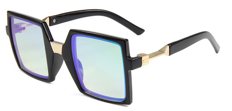 Retro Large Square Frame Sunglasses