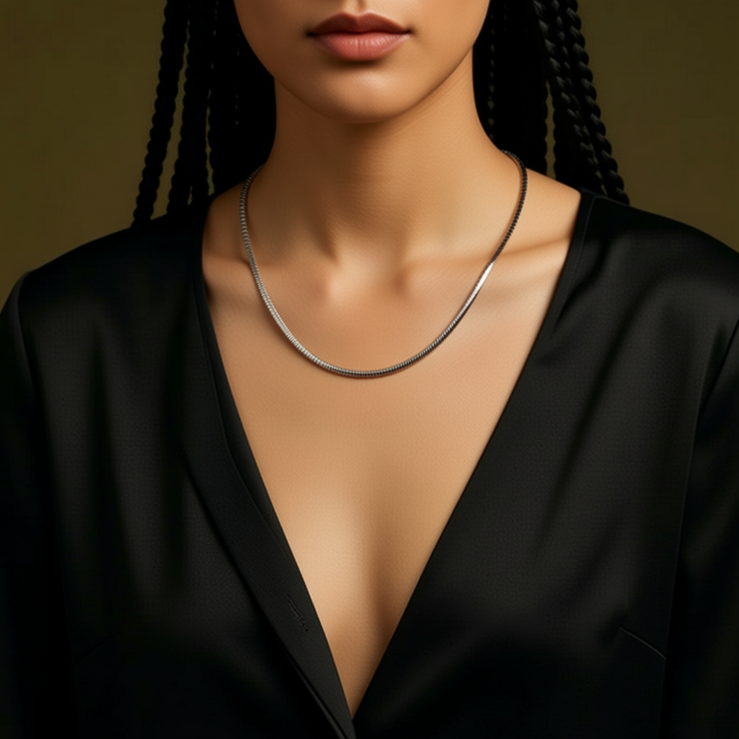 Women's 2mm Gold Snake Chain