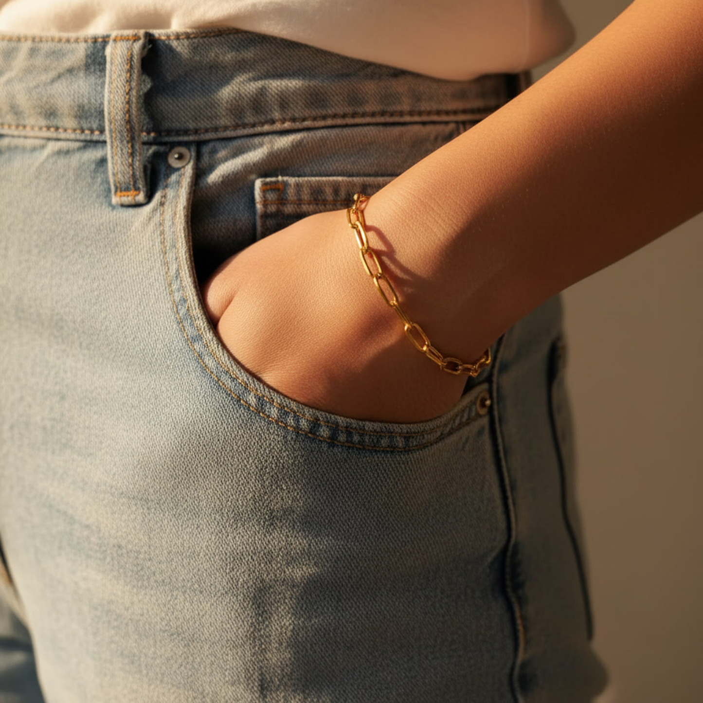 Paperclip Chain Bracelet