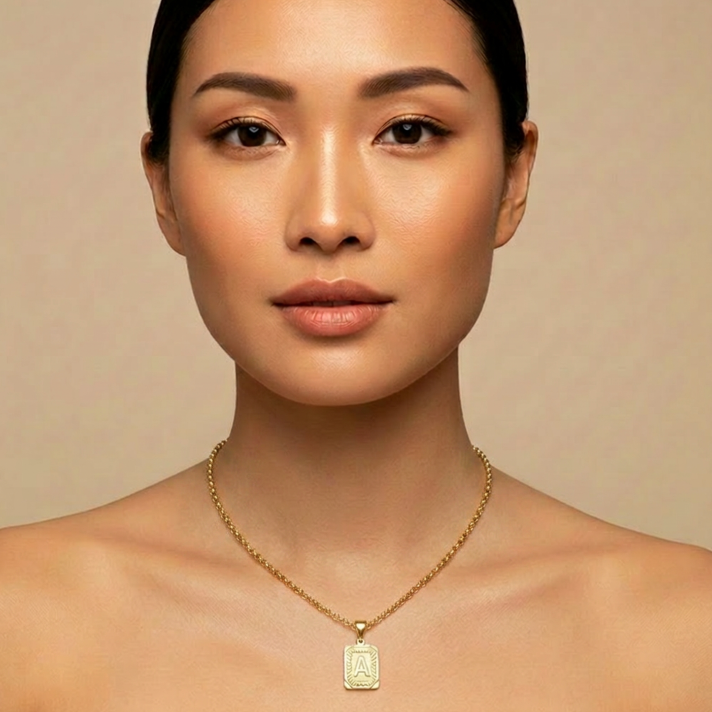Classic Initial Pendant Necklace