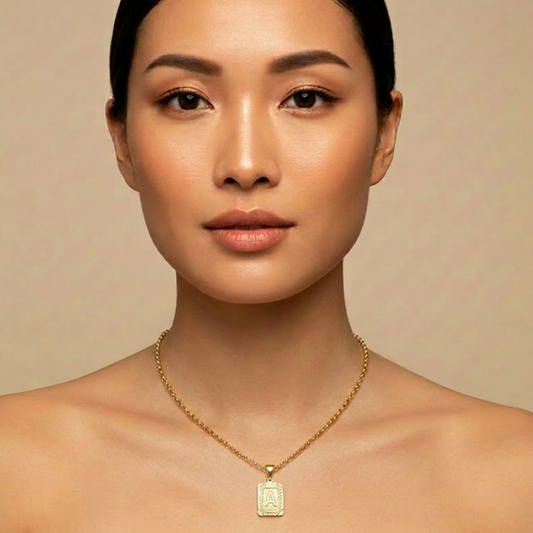 Classic Initial Pendant Necklace