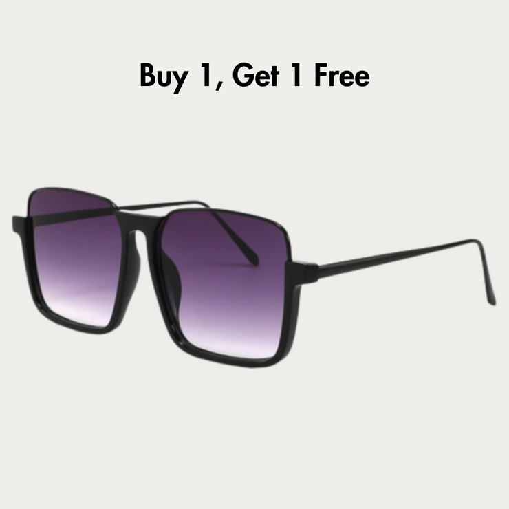 Lower Half Square Frame Sunglasses