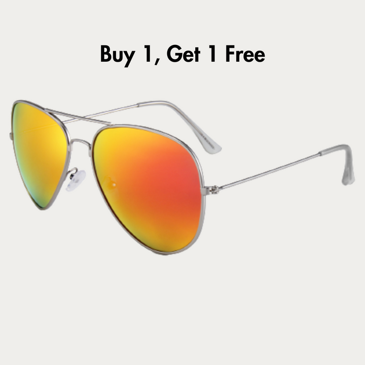 Nickel White Frame Polarized Sunglasses