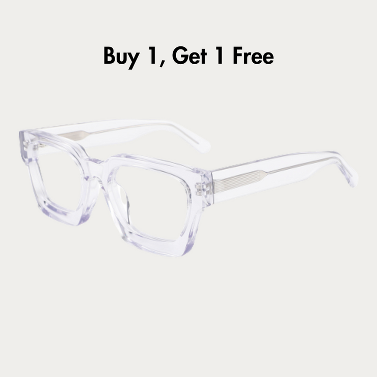 Transparent Plate Frame Anti-Blue Glasses