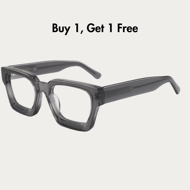 Transparent Gray Plate Frame Anti-Blue Glasses