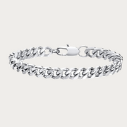 Two Piece Titanium Steel Cuban Bracelet