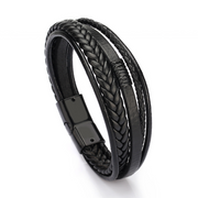 Retro Ethnic Hand-Woven Rope Leather Bracelet