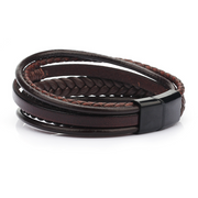 Retro Ethnic Hand-Woven Rope Leather Bracelet