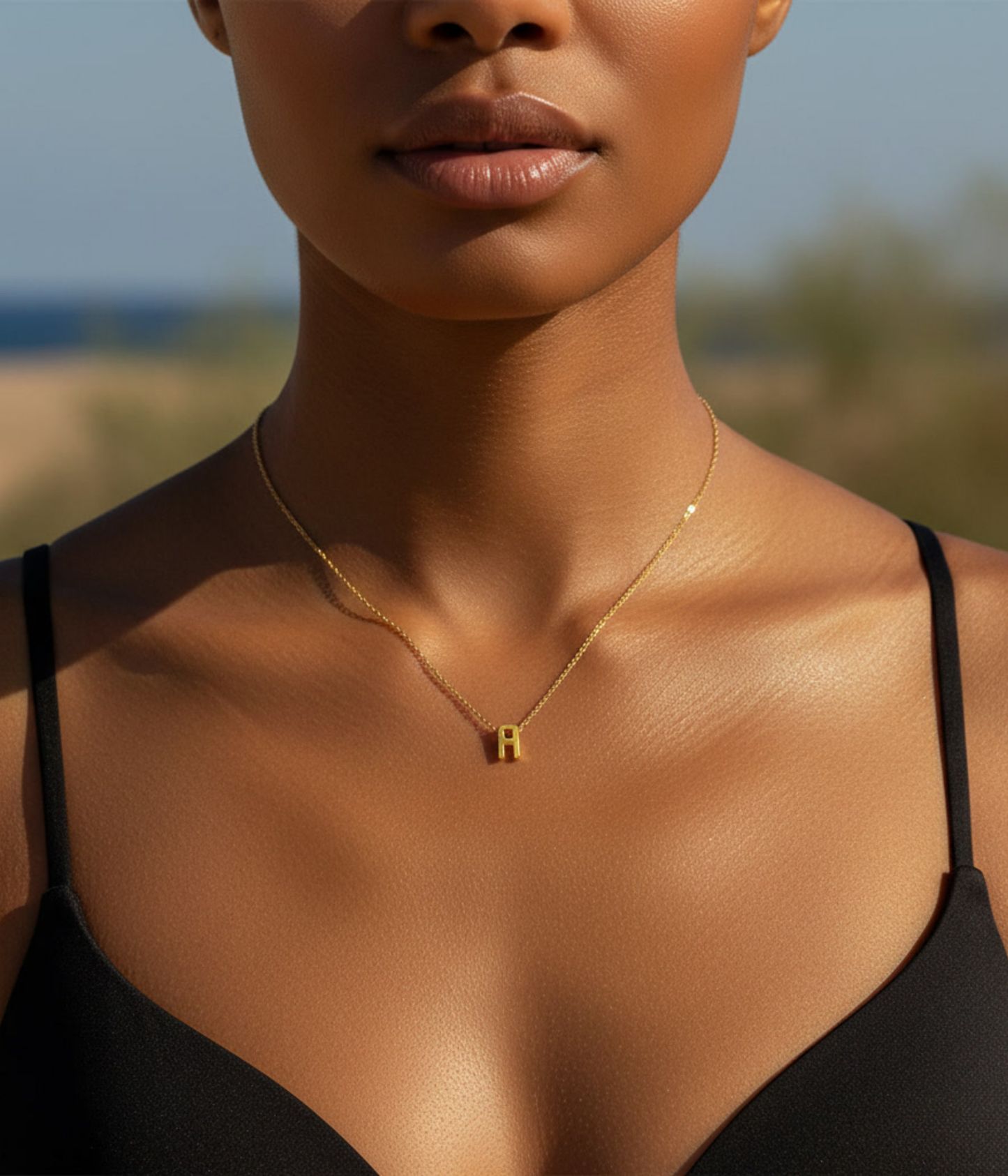 Tiny Initial Custom Letter Necklace