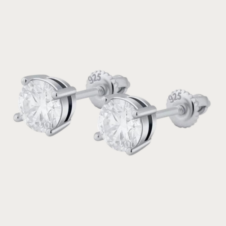 925 Silver 5mm Stud Earrings