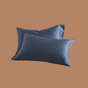 SteelBlue Simple Silk Pillowcase