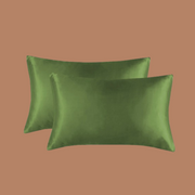 OliveDrab Satin Silk Pillowcase