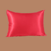 DeepPink Zipper Silk Pillowcase