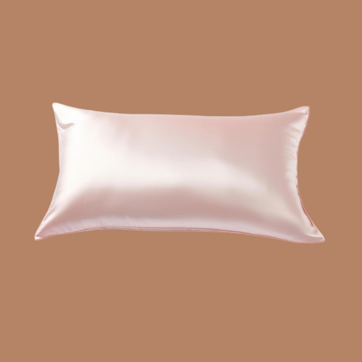 Pink Soft Silk Pillowcase