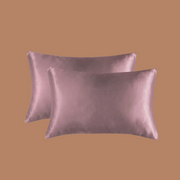 PaleVioletRed Satin Silk Pillowcase