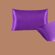 Purple Soft Silk Pillowcase