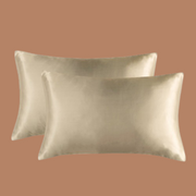 Khaki Satin Silk Pillowcase