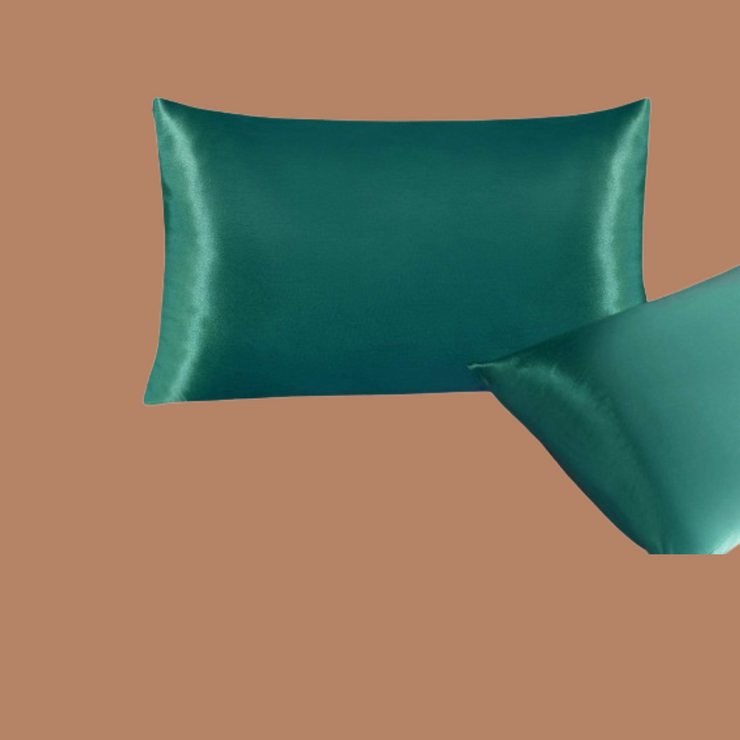 Green Soft Silk Pillowcase