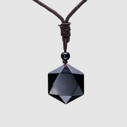 Natural Black Obsidian Protection Necklace