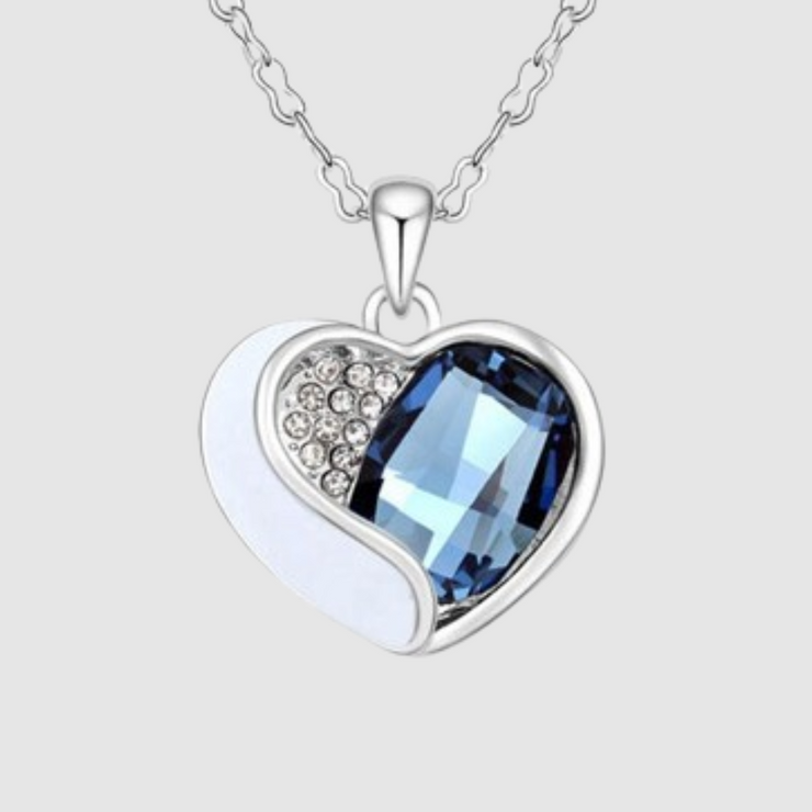 Crystal Heart Shaped Necklace