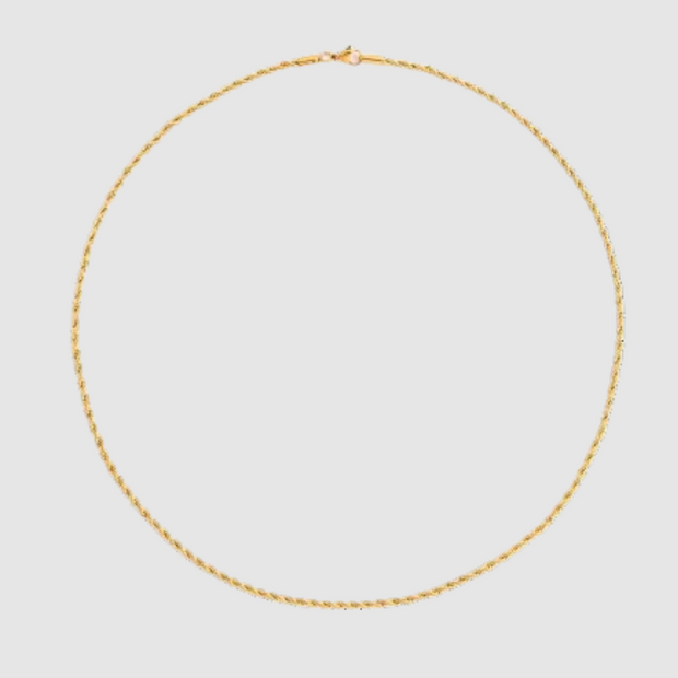 3mm Gold Rope Chain