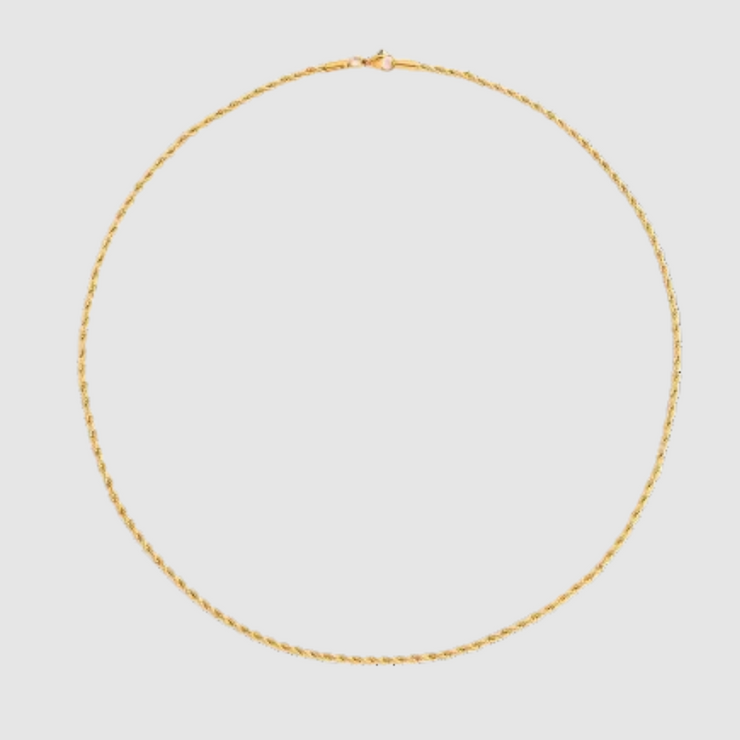 3mm Gold Rope Chain