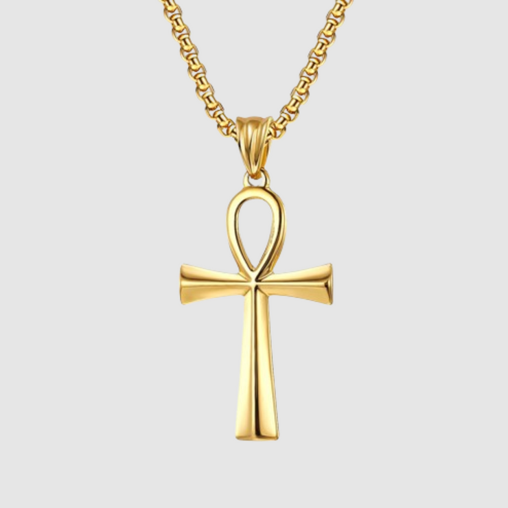 Symbolic Ankh Pendant Necklace