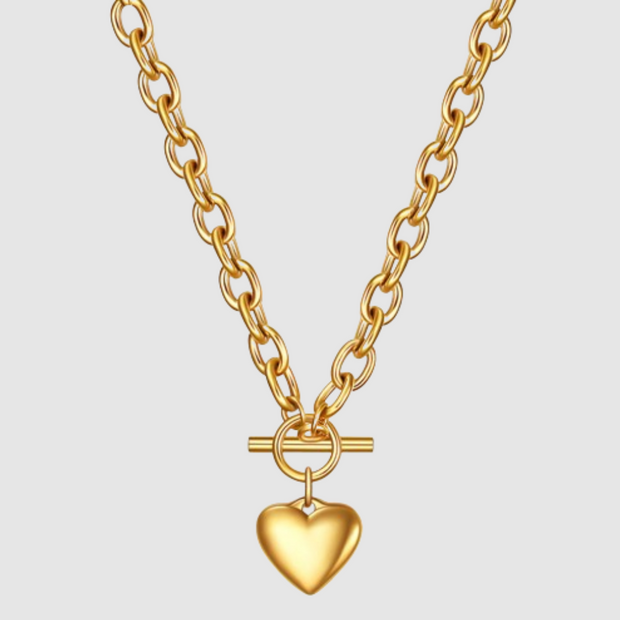 Love T-Bar Pendant Necklace