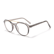 Retro Double Beam Polygonal Frame Anti-Blue Glasses