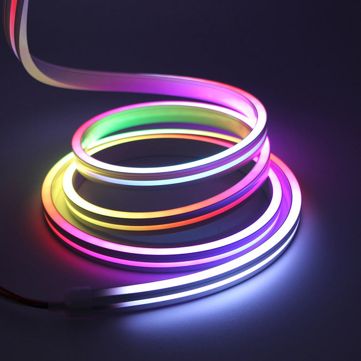 LED Neon Rope Lights, Flexible LED Rope Lights,IP65 Outdoor RGB Neon Lights Waterproof, Music Sync Gaming LED Neon Strip Lights for Bedroom Indoor LED Light