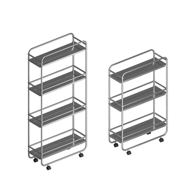 Metal Multi-layer Storage Rack Trolley