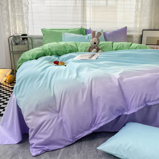 Cotton Candy Pastel Gradients Bedding Set