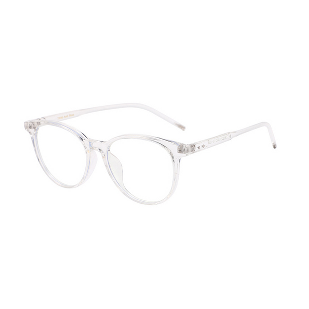 Simple Retro Oval Frame Anti-Blue Glasses