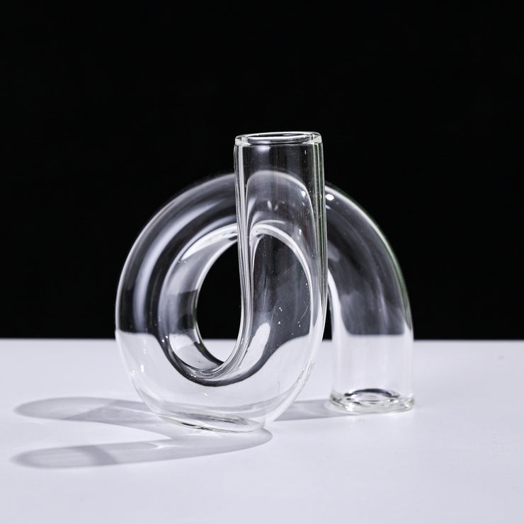 Twist Glass Candle Holders