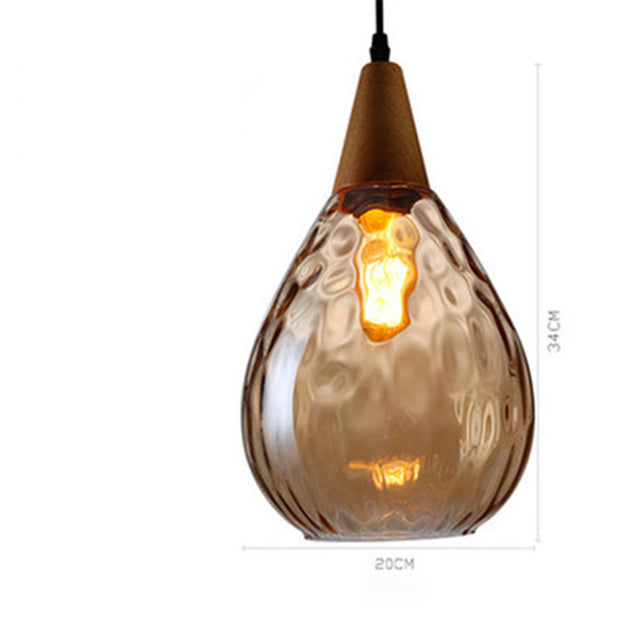 Sergia - Modern Nordic Drop Glass Pendant Lamp