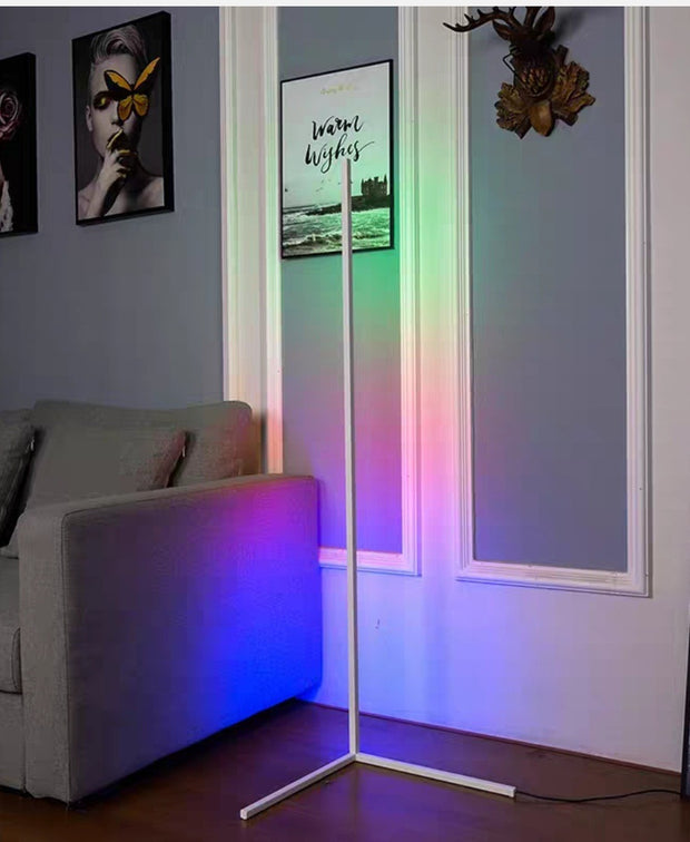 RGB Ambient Lighting Corner LED Stand