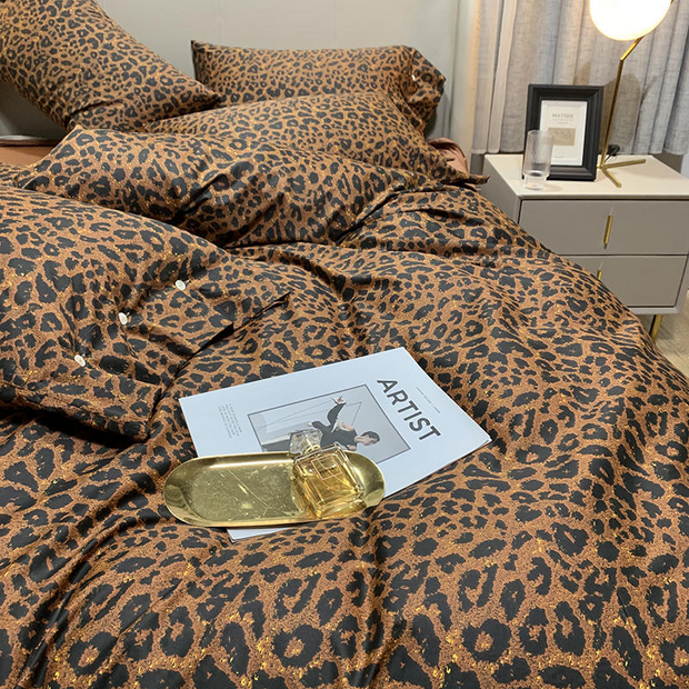 Leo Print Duvet Cover Set (Egyptian Cotton)