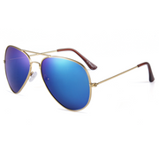 Gold Metal Frame Anti-UV Sunglasses