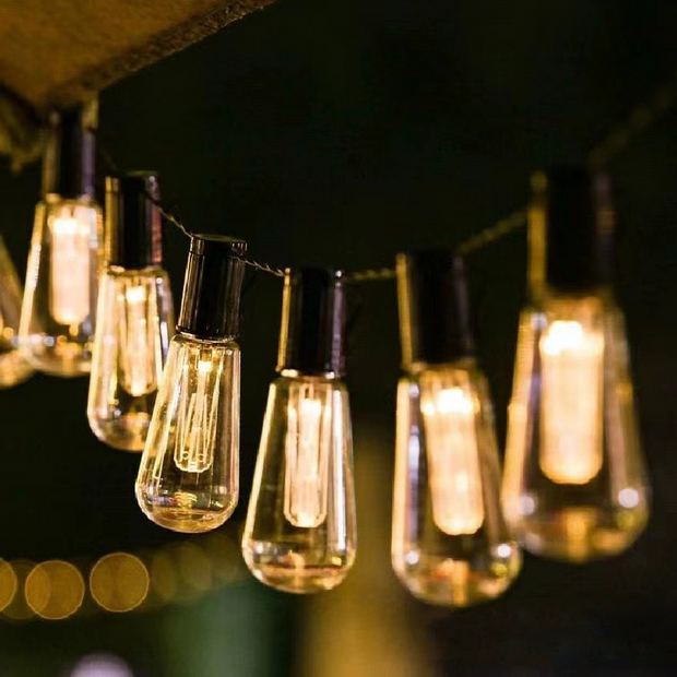 Outdoor Vintage Edison Bulbs LED String Lights