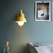 Nordic Macaron Globe 1-Light Wall Sconce Lamp